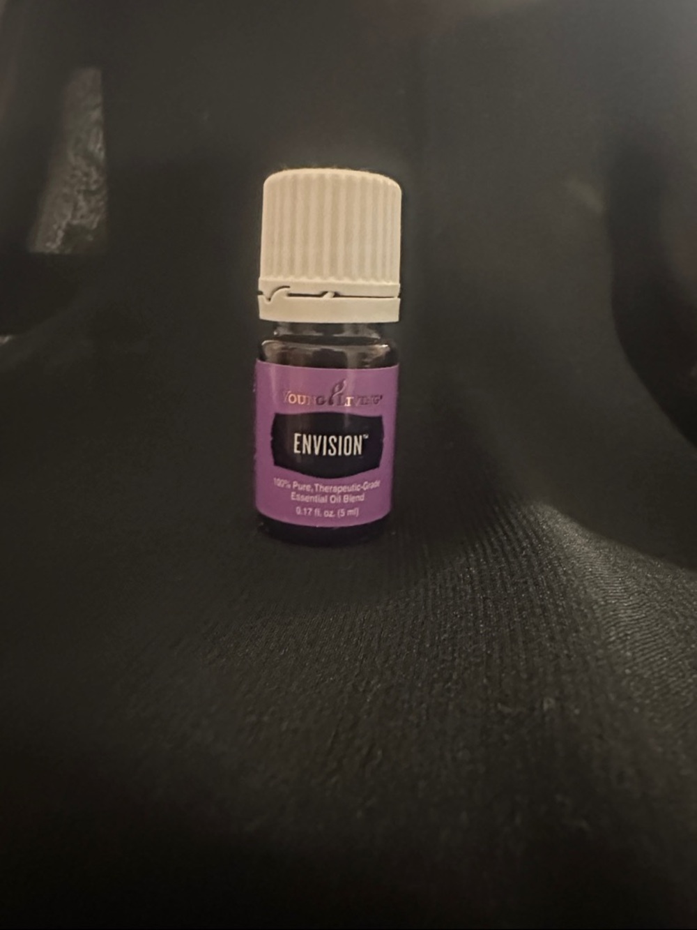 Young Living Envision Essential Oil Bottle - Purple and White